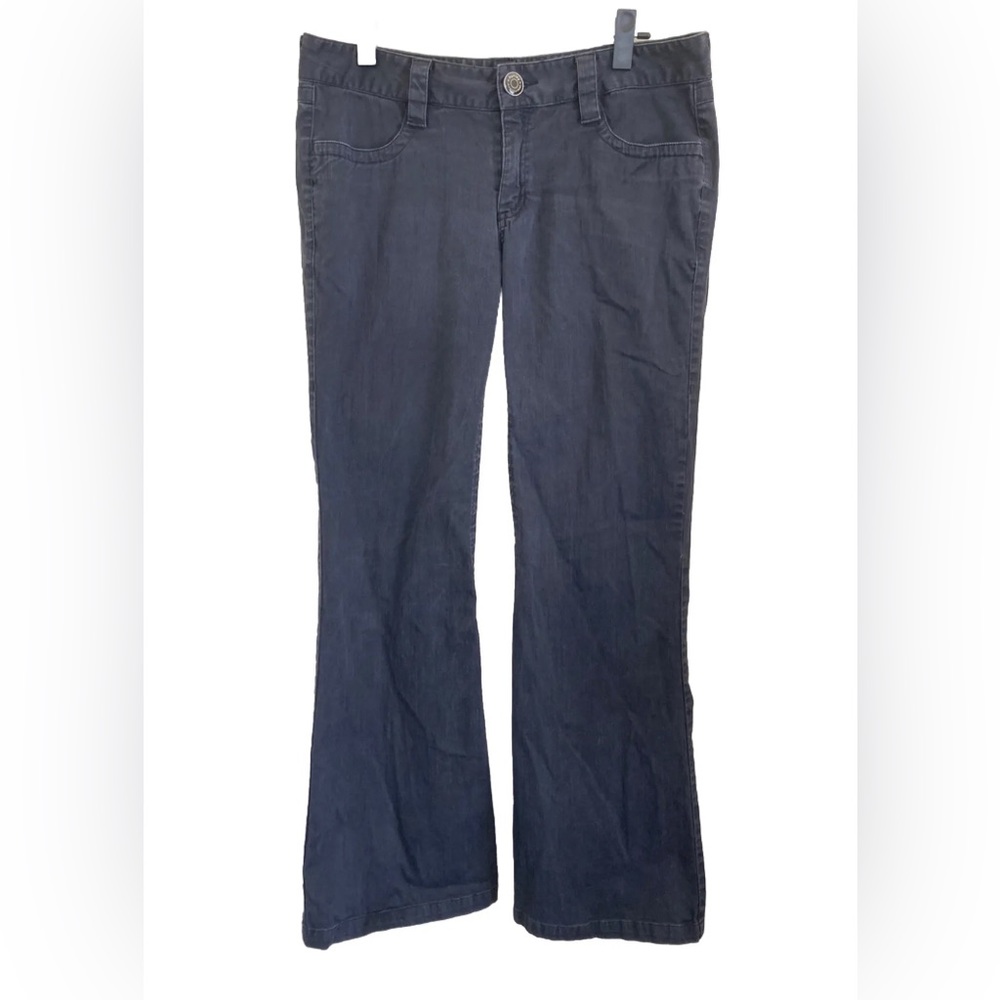 Hurley Jeans Flared Leg Womens Size 11 Black Bell Bottoms Bootcut